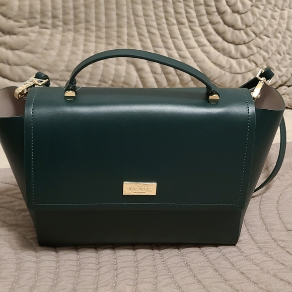 Kate Spade bag (deep green/new/with tags) - Picture 4 of 6
